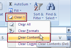 Cara Menghapus Tabel Dengan Menu Clear Dalam Microsoft Excel 